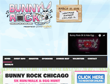 Tablet Screenshot of bunnyrock5k.com